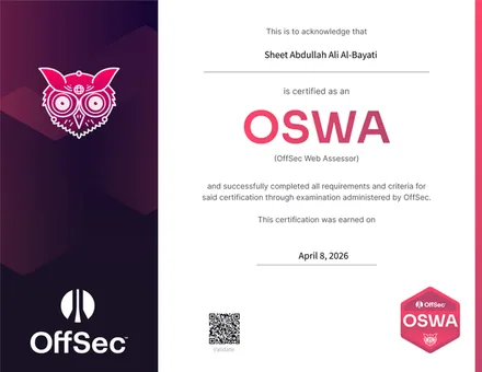 OSWA — OffSec Web Assessor certificate