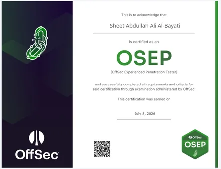 OSEP — OffSec Experienced Penetration Tester certificate