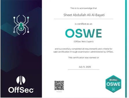 OSWE — OffSec Web Expert certificate